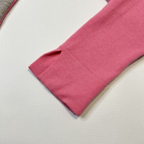 Lilly Pulitzer Merino Wool Pink Argyle Cardigan Sweater Women's Size Small - Picture 5 of 12